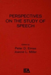 Perspectives on the Study of Speech book cover