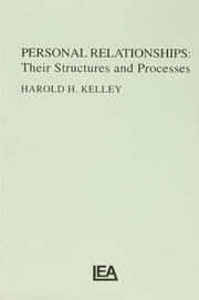 Personal Relationships: Their Structures and Processes book cover
