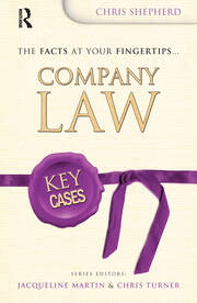 Key Cases: Company Law book cover