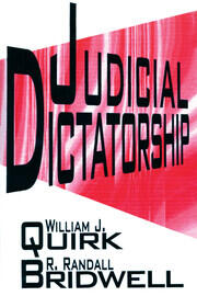 Judicial Dictatorship book cover