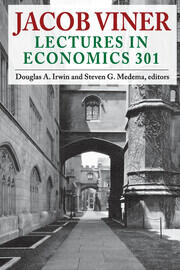 Jacob Viner: Lectures in Economics 301 book cover