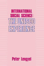International Social Science: Unesco Experience book cover