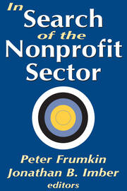 In Search of the Nonprofit Sector book cover