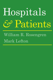 Hospitals and Patients book cover