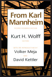 From Karl Mannheim book cover