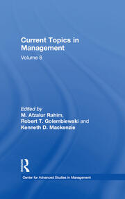 Current Topics in Management: Volume 8 book cover