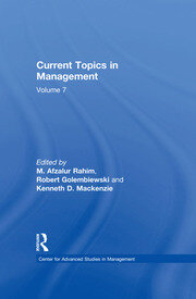 Current Topics in Management: Volume 7 book cover