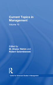 Current Topics in Management: Volume 10 book cover