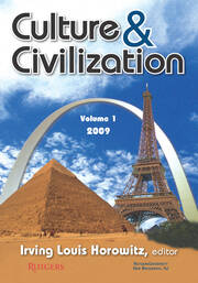 Culture and Civilization: Volume 1, 2009 book cover