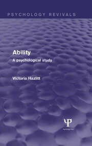 Ability: A Psychological Study book cover