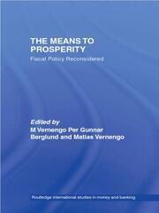 The Means to Prosperity: Fiscal Policy Reconsidered book cover