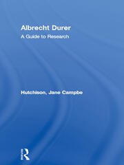 Albrecht Durer: A Guide to Research book cover