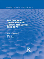 The Economic Development of Continental Europe 1780-1870 (Routledge Revivals) book cover