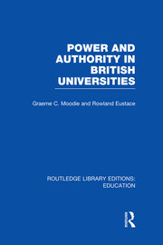 Power & Authority in British Universities book cover