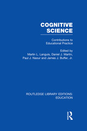 Cognitive Science: Contributions to Educational Practice book cover
