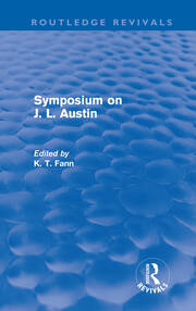 Symposium on J. L. Austin (Routledge Revivals) book cover