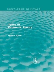 Types of Economic Theory (Routledge Revivals) book cover
