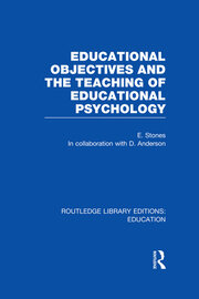 Educational Objectives and the Teaching of Educational Psychology book cover