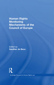 Human Rights Monitoring Mechanisms of the Council of Europe book cover