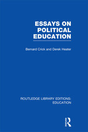 Essays on Political Education book cover