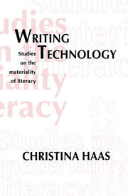 Writing Technology: Studies on the Materiality of Literacy book cover