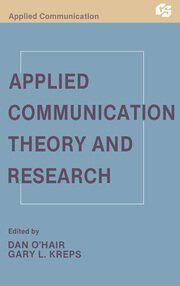 Applied Communication Theory and Research book cover