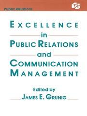 Excellence in Public Relations and Communication Management book cover