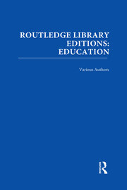 Routledge Library Editions: Education Mini-Set B: Curriculum Theory 15 vol set book cover
