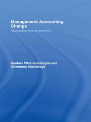 Management Accounting Change: Approaches and Perspectives book cover