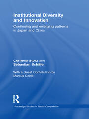 Institutional Diversity and Innovation: Continuing and Emerging Patterns in Japan and China book cover