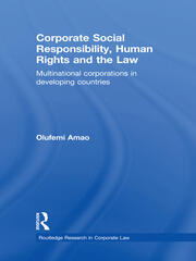 Corporate Social Responsibility, Human Rights and the Law: Multinational Corporations in Developing Countries book cover