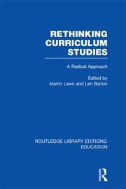 Rethinking Curriculum Studies book cover