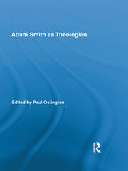 Adam Smith as Theologian book cover
