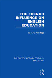 French Influence on English Education book cover