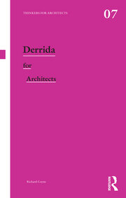 Derrida for Architects book cover