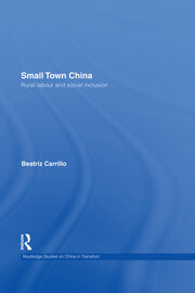 Small Town China: Rural Labour and Social Inclusion book cover
