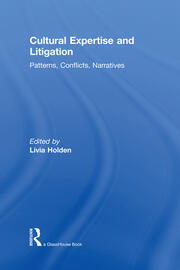 Cultural Expertise and Litigation: Patterns, Conflicts, Narratives book cover