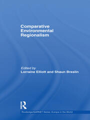 Comparative Environmental Regionalism book cover