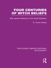 Four Centuries of Witch Beliefs (RLE Witchcraft) book cover
