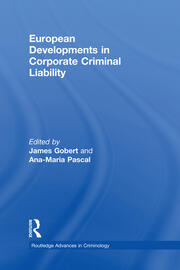 European Developments in Corporate Criminal Liability book cover
