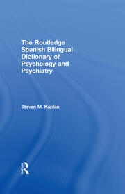 The Routledge Spanish Bilingual Dictionary of Psychology and Psychiatry book cover