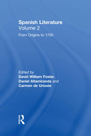 Spanish Literature: A Collection of Essays: From Origins to 1700 (Volume Two) book cover