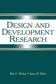 Design and Development Research: Methods, Strategies, and Issues book cover