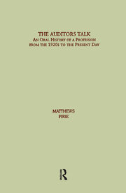 Auditor's Talk: An Oral History of the Profession from the 1920s to the Present Day book cover
