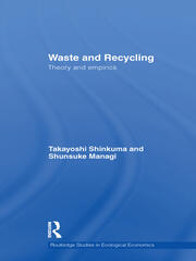 Waste and Recycling: Theory and Empirics book cover