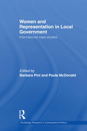 Women and Representation in Local Government: International Case Studies book cover