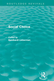 Social Choice (Routledge Revivals) book cover
