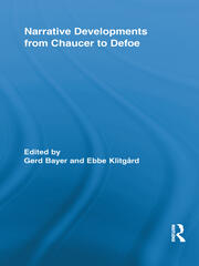 Narrative Developments from Chaucer to Defoe book cover
