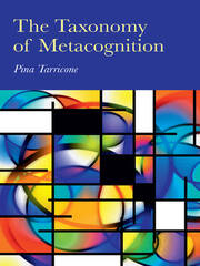 The Taxonomy of Metacognition book cover