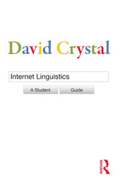 Internet Linguistics: A Student Guide book cover